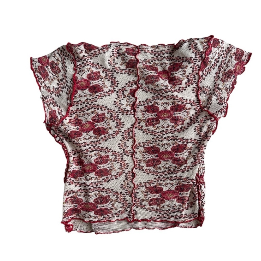 Free People Oh My Baby Tee 100% Cotton Size Medium - Picture 2 of 4